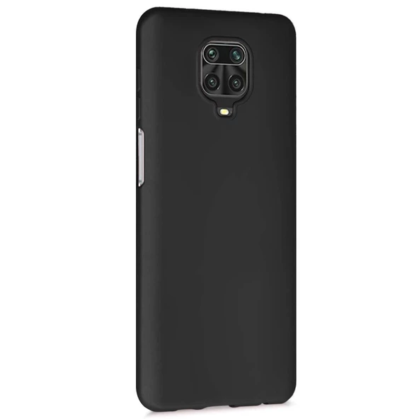 Xiaomi Redmi Note 9S Premium Silikon Kılıf Siyah