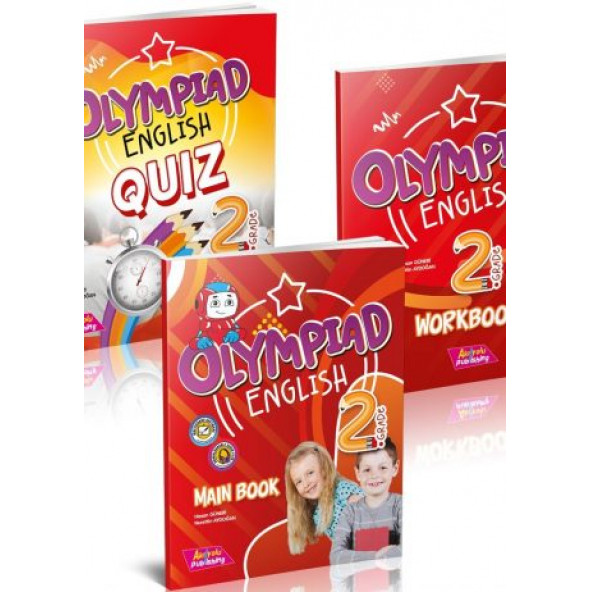 Grade 2 – Olympiad English Main Book + Workbook + Quiz (Yeni Ürün)