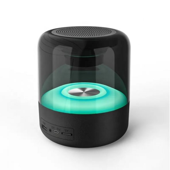 JapanEx Z5 Kablosuz Bluetooth Hoparlör Led Işıklı - Siyah - 2