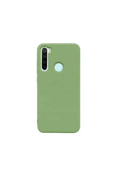 Xiaomi Redmi Note 8 İçi Kadife Silikon Kılıf Yeşil