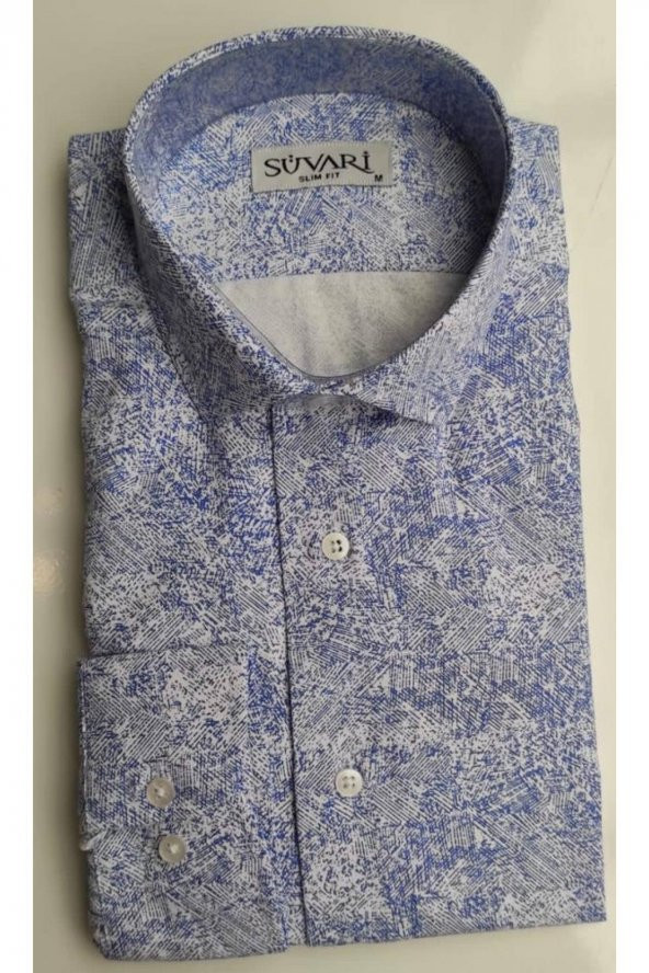 Süvari Classics Slim Fit Desenli Gömlek - 3
