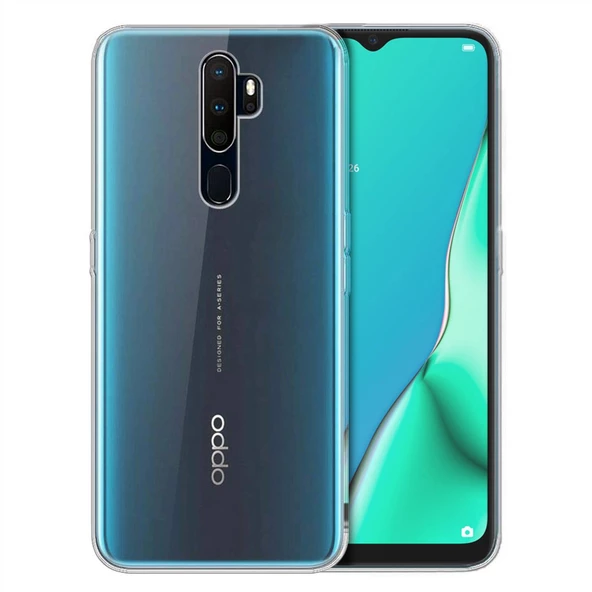 Oppo A9 2020 Premium Silikon Kılıf Şeffaf