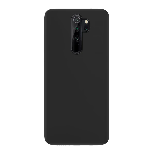 Xiaomi Redmi Note 8 Pro İnce Mat Silikon Kılıf Siyah - 2