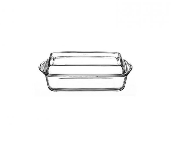 Paşabahçe 59010 Kapaklı Dikdörtgen Borcam Tencere Fırın Kabı