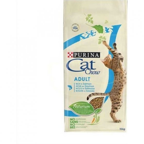 Purina Cat Chow Somon -Ton Balıklı Yetişkin Kedi Maması 15 kg