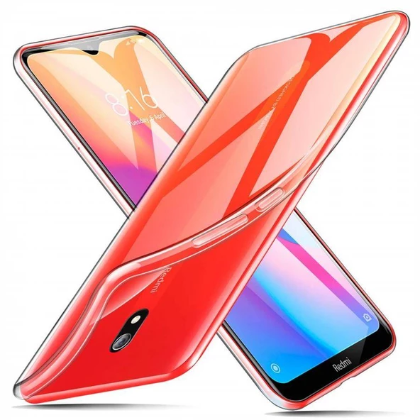 Xiaomi Redmi 8A Ultra İnce Silikon Kılıf Şeffaf - Resim 2