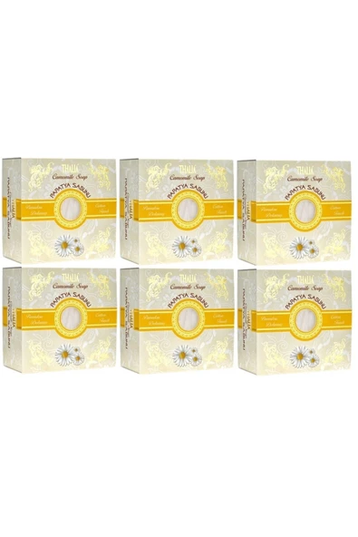 Thalia Rahatlatıcı Etkili Papatya Özlü Doğal Katı Sabun 150 gr x6