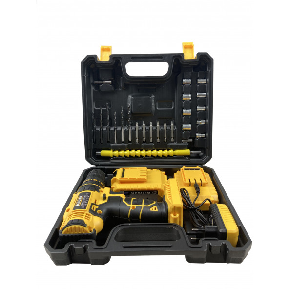 Bauer Alman 27 Parça Uç Hediyeli 58 V 8 Ah Darbeli Metal Şanzuman Çift Akülü Şarjlı Vidalama Matkap - 4