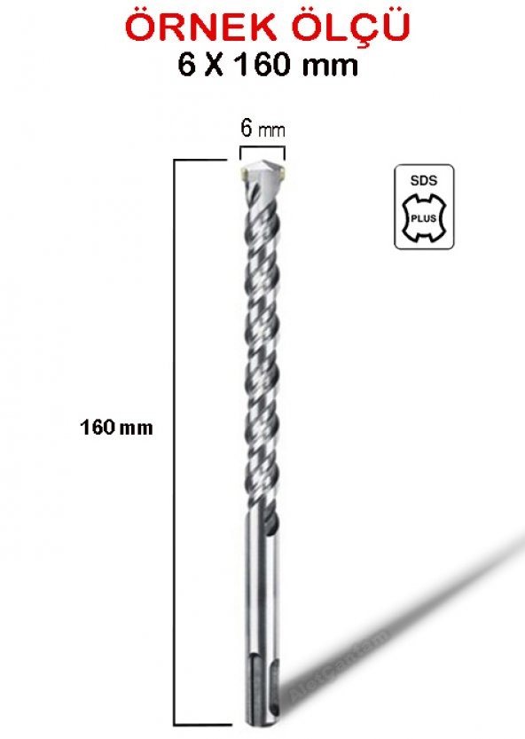 Gfb Sds Plus Beton Duvar Matkap Ucu 11 X 160 Mm - 2