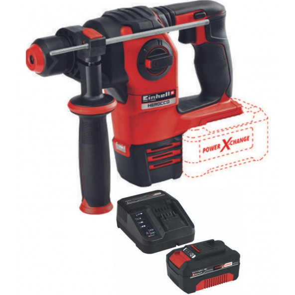 Einhell Herocco 18V 1X4.0ah Kömürsüz Akülü Kırıcı Delici - 1