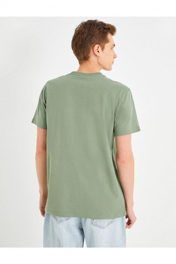 Slim Fit Basic Tişört - Resim 4