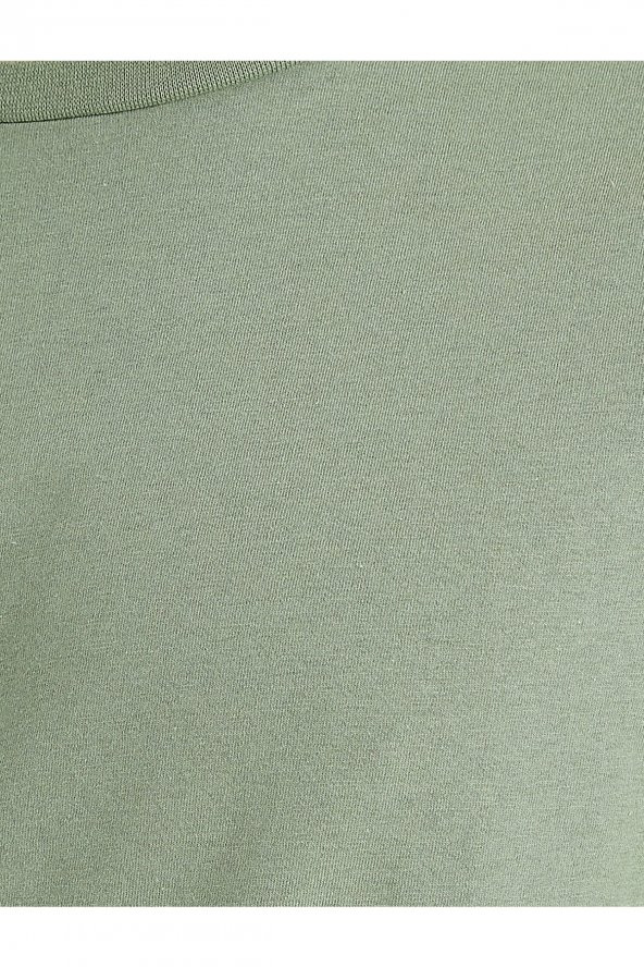 Slim Fit Basic Tişört - Resim 6