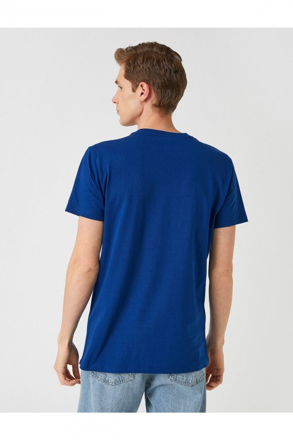 Slim Fit Basic Tişört - Resim 10