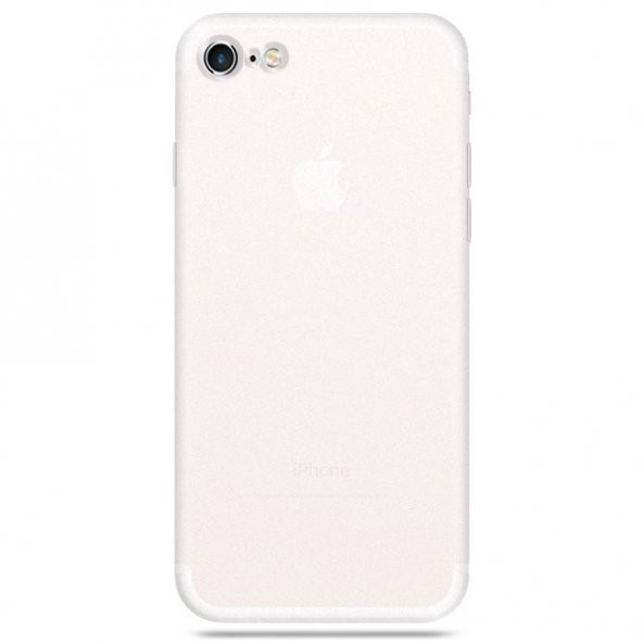 Apple iPhone 7 Transparent Slim Case Mat Şeffaf