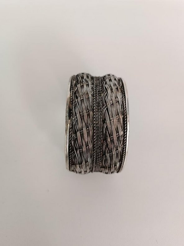 Eskitme Görünümlü Metal Kadın Bilezik 001 - 2