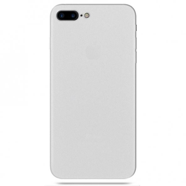 Apple iPhone 7 Plus Transparent Slim Case Mat Şeffaf
