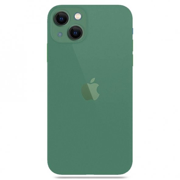 Apple iPhone 13 6.1'' Transparent Slim Case Yeşil