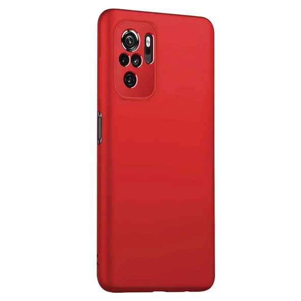 Xiaomi Redmi Note 10S Premium Silikon Kılıf Bordo ürün görseli 1