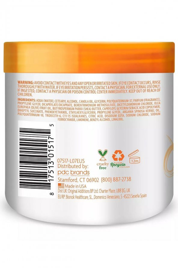Cantu Argan Yağlı Onarıcı Durulanmayan Saç Bakım Kremi 453GR - 2