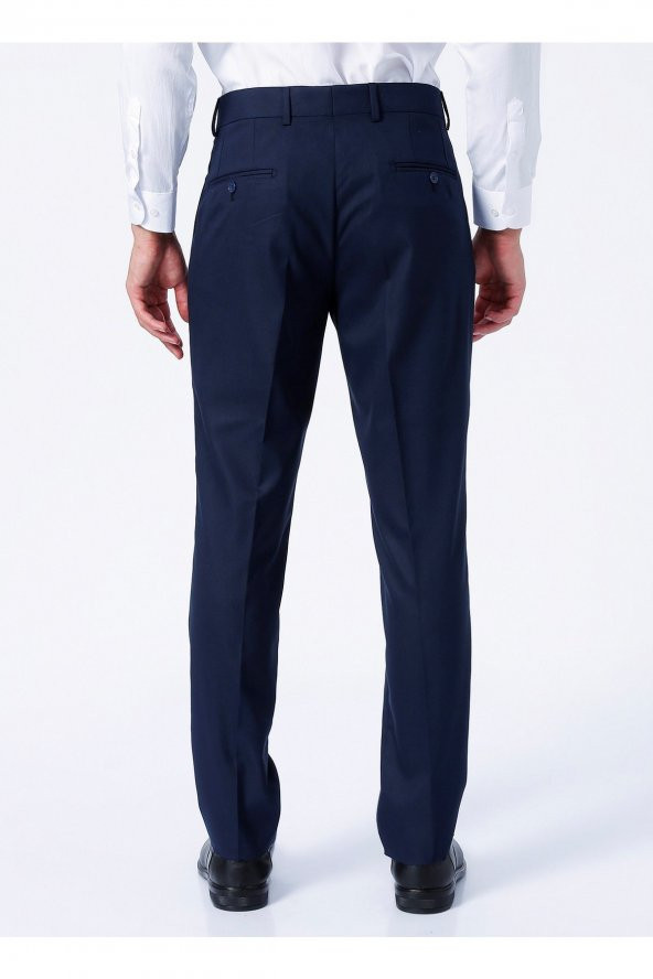 Normal Bel Normal Paça Regular Fit Lacivert Erkek Pantolon Pn1014400283 - 4