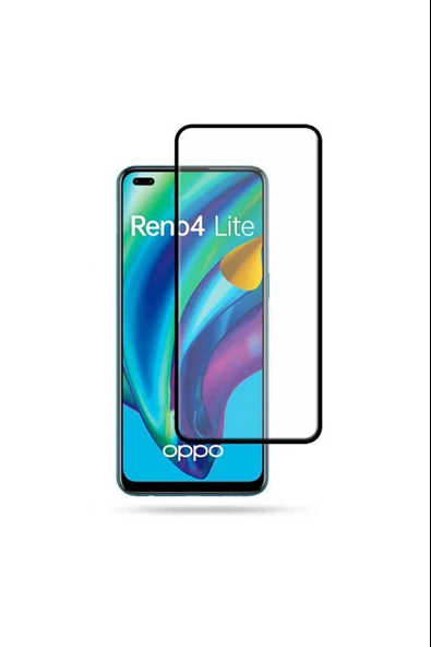 Oppo Reno 4 Lite 6D Tam Kaplayan Full Cam Ekran Koruyucu