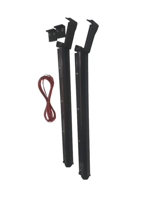 Antrasit Balkon Kurutma Askıs Kare Korkuluk 60x25