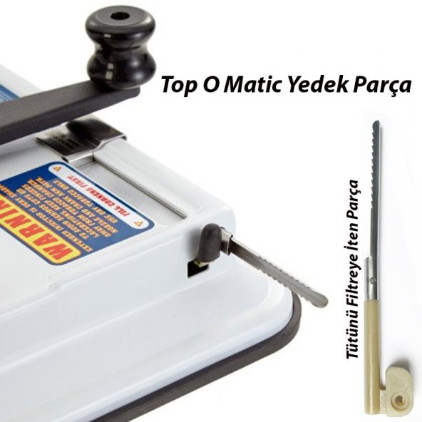 3+2 Set Top O Matic Tütün Sarma Makinası Yedek Kaşık, Yedek Bıçak Yedek Parça,topmatik Yedek Uc - 2