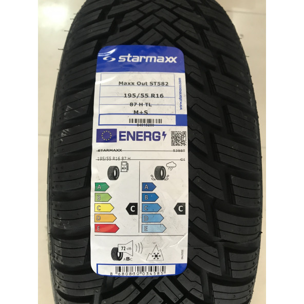 STARMAXX 195/55 R16 TL 87H ST582 DÖRT MEVSİM 2023 MODEL