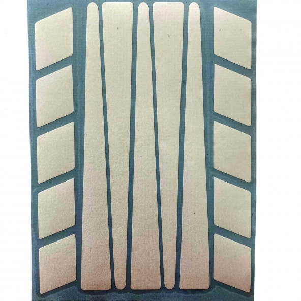 Şerit Tasarımlı Süt Beyaz Motosiklet Kask Sticker Çınar Extreme - 4