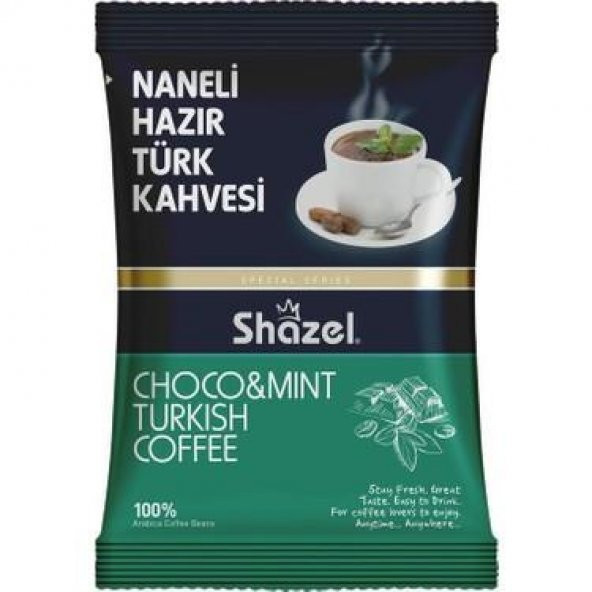 Shazel Naneli Hazır Türk Kahvesi 100 gr x 5 Adet