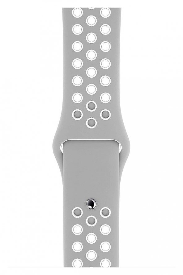 Apple Watch Series 4 42 MM Fileli Kordon Gri-Beyaz