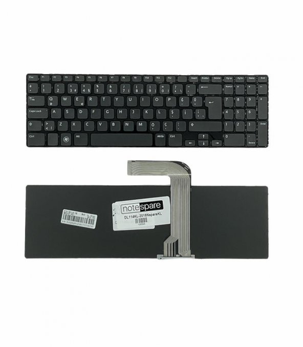 Dell MP-10K7-44, NSK-DY0SW Uyumlu Laptop Klavye Siyah TR