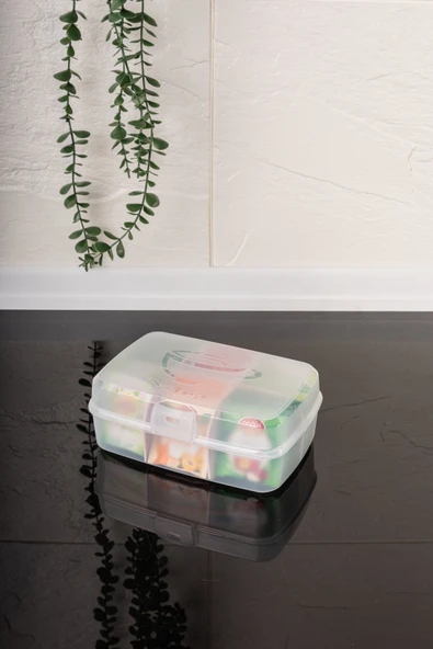 Flosoft Premium Poşet Çay Kutusu, Çok Amaçlı Kapaklı Bölmeli Organizer - 3