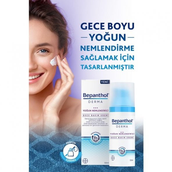 Bepanthol Derma Yoğun Nemlendirici Gece Bakım Kremi 50 ml - 4