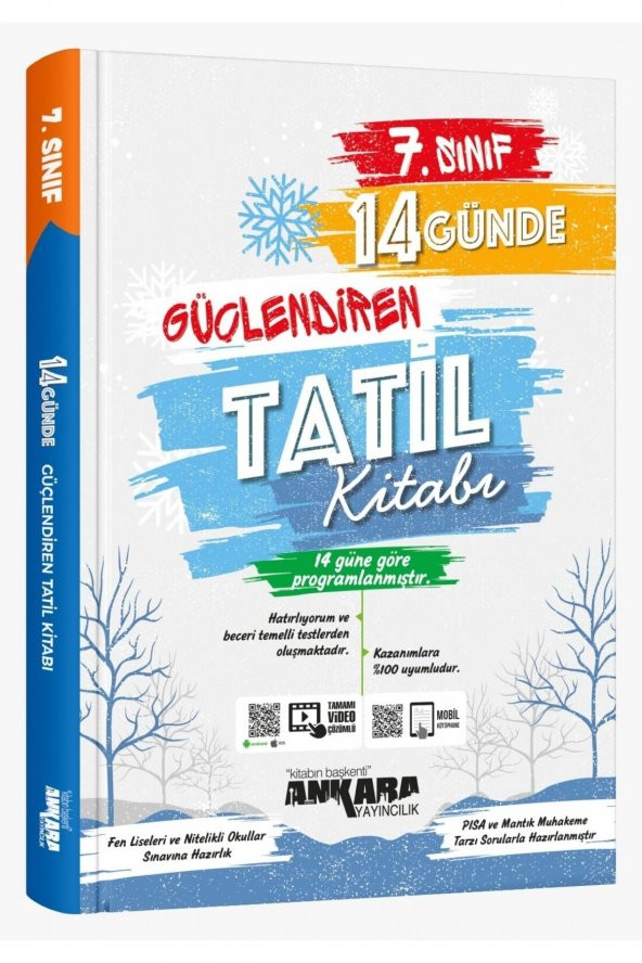 7.sınıf Güçlendiren 14 Günde Tatil Kitabı 2022 (kitapyeni)