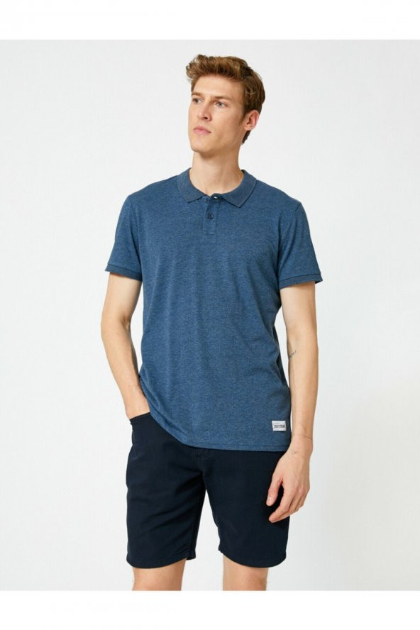 Polo Yaka Slim Fit Pamuklu Tisört