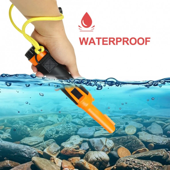 Metal Altın Dedektörü HS-10 10 Metre su geçirmez ekranlı pointer - 6