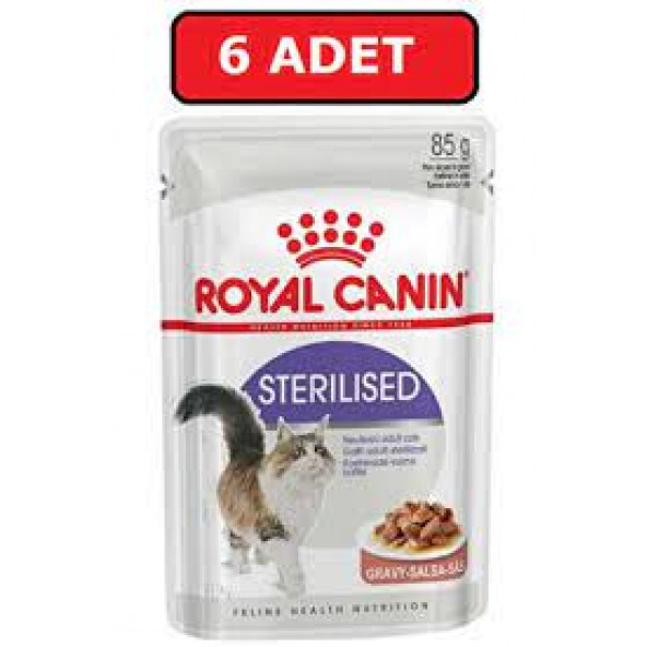 Royal Canin Royal Canın Sterilised Kısır Kedi Yaş Mama 6 Adet X 85 Gr Gravy Sosl
