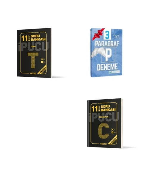 11.Sınıf Tarih ve Coğrafya İPUCU Soru Bankası ürün görseli 1