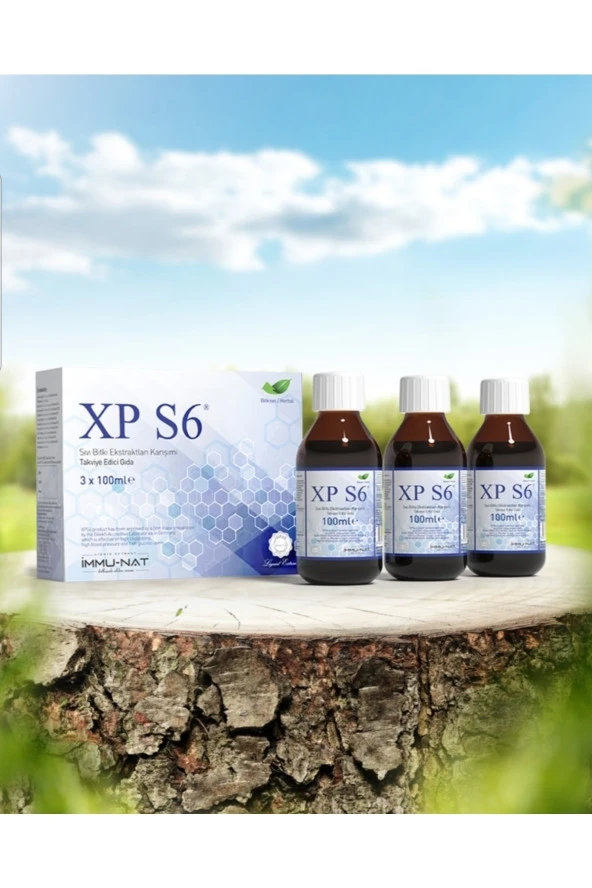 Immunat Xp S6 Sıvı Bitki Ekstrat Karışımı 3x100ml