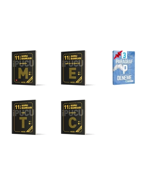 11.Sınıf Matematik Edebiyat Tarih ve Coğrafya İPUCU Soru Bankası