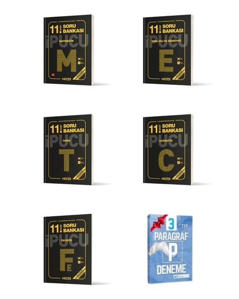 11.Sınıf Mat Edebiyat Tarih Coğrafya ve Felsefe İPUCU Soru Bankası