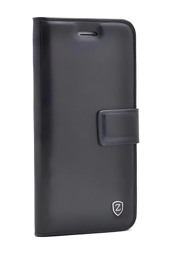 Huawei P40 Lite E Cüzdanlı-Standlı-Kapaklı Kılıf Siyah