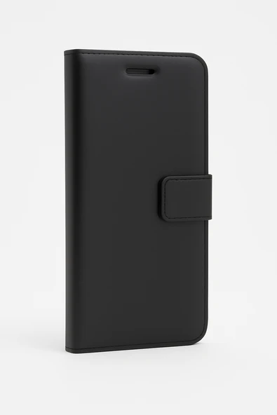 Apple iPhone X Cüzdanlı-Standlı-Kapaklı Kılıf Siyah - 1