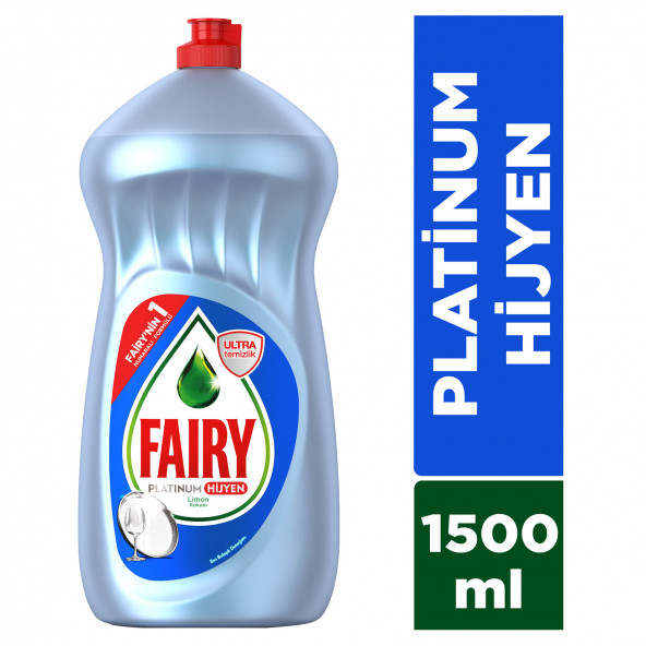 Fairy Platinum Hijyen Sıvı Bulaşık Deterjanı 1500 Ml - 2 ADET