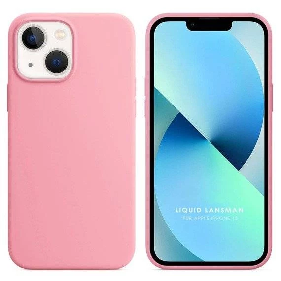 Apple iPhone 14 Plus 6.7'' Liquit Lansman Silikon Pembe