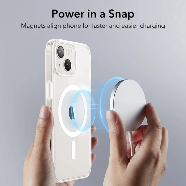 Apple iPhone 11 Pro Max Magsafe Şeffaf Silikon Kılıf - 3