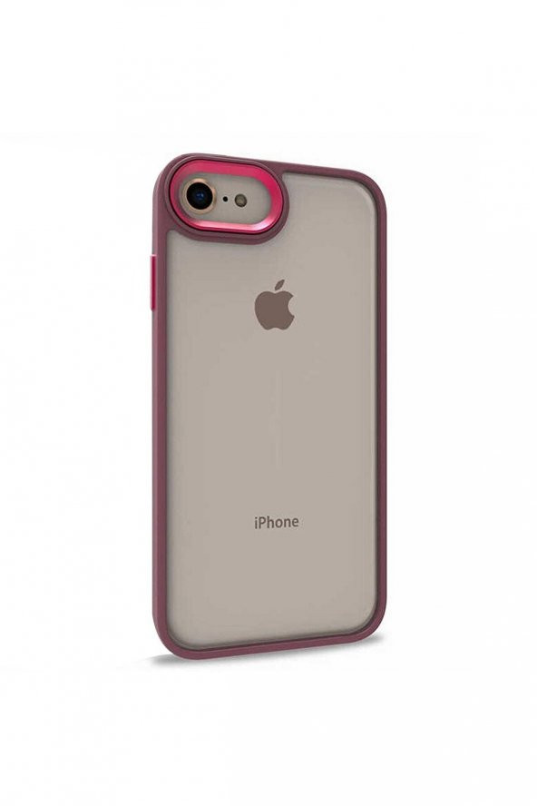 Apple iPhone SE 2020 Nilcs Kılıf Kırmızı