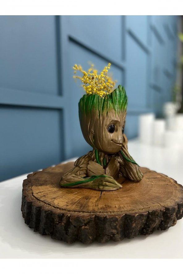 Groot Saksı Figür Kelemlik Baby Groot (Küçük Boy)