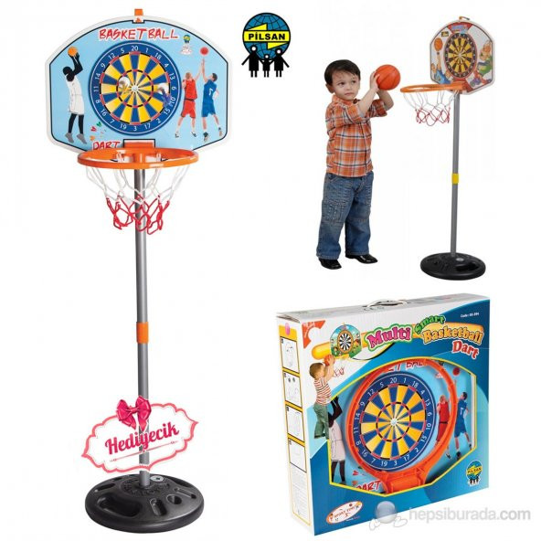 Pilsan Ayaklı Küçük Basket Dart Seti 03394 - 3